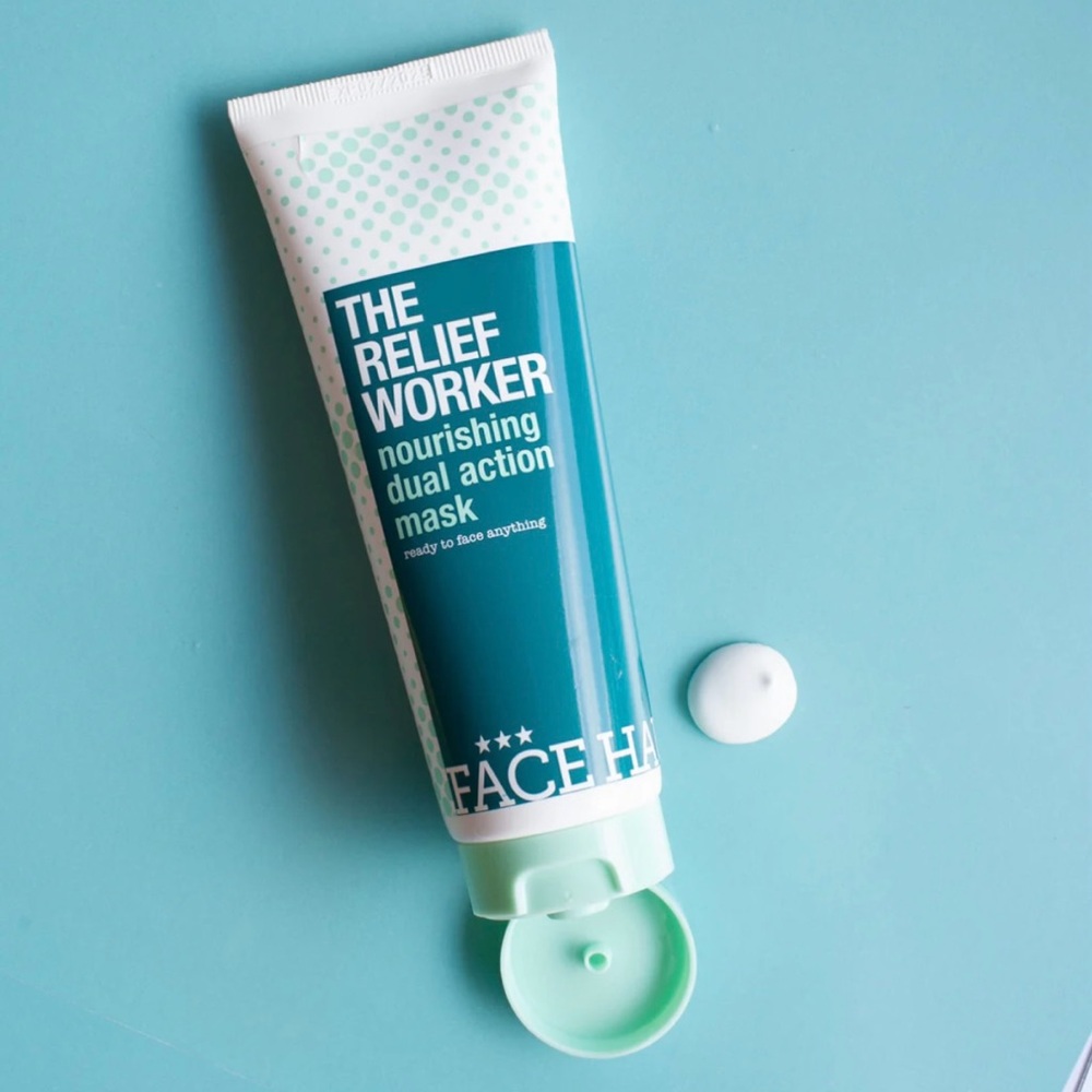 Face Haus THE RELIEF WORKER Nourishing dual action mask NEW!
